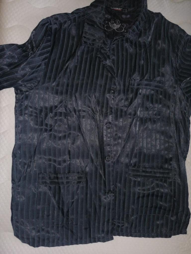 pyjama heren donkerblauw maat 38/40, Ophalen of Verzenden, Gedragen, Maat 48/50 (M)