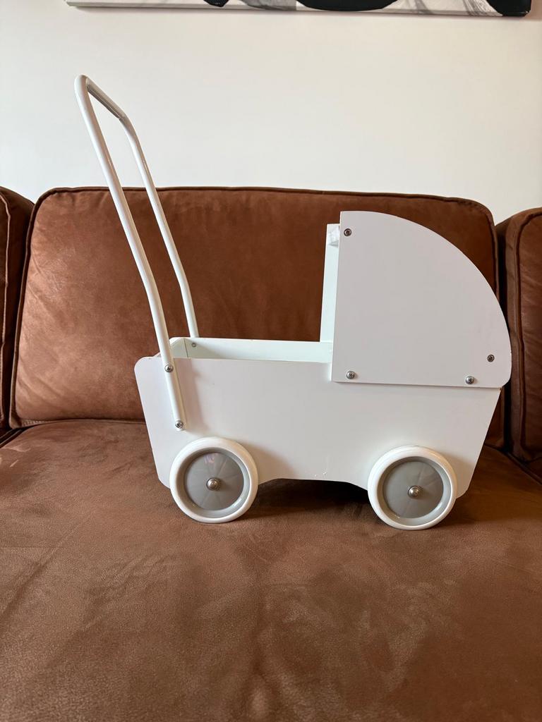 Houten poppenwagen, Ophalen, Zo goed als nieuw