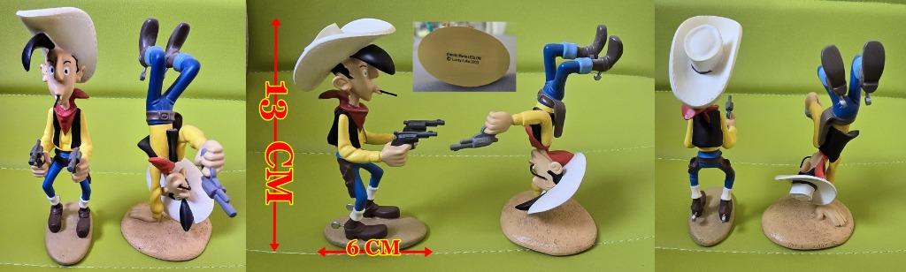 2003-LUCKY LUKE SET VAN 2, Verzamelen, Beelden en Beeldjes, Verzenden, Nieuw, Mens
