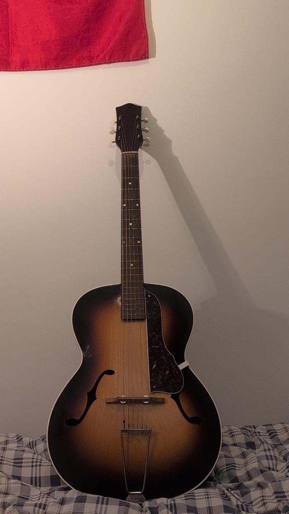 Akoestische archtop Hollow body gitaar, Ophalen, Gebruikt, Hollow body, Overige merken