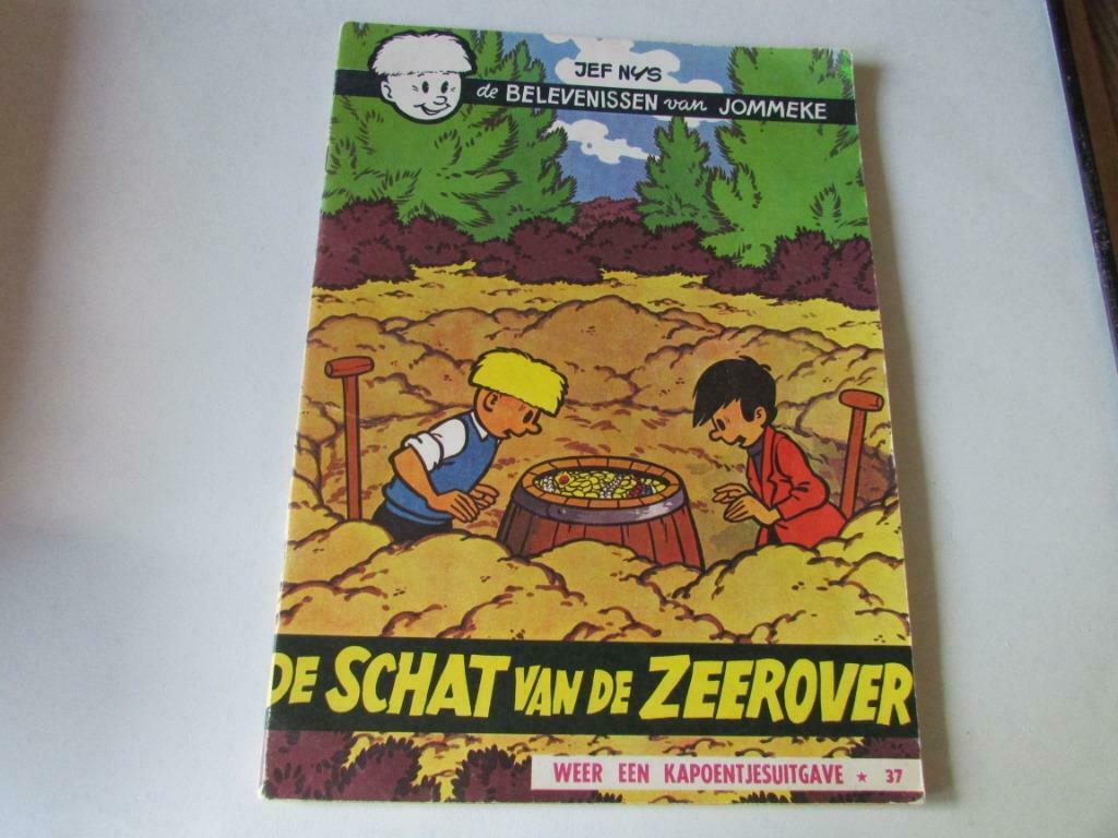 Jommeke, De Schat van de Zeerover, Verzenden, Eén stripboek, Gelezen, Jef Nys