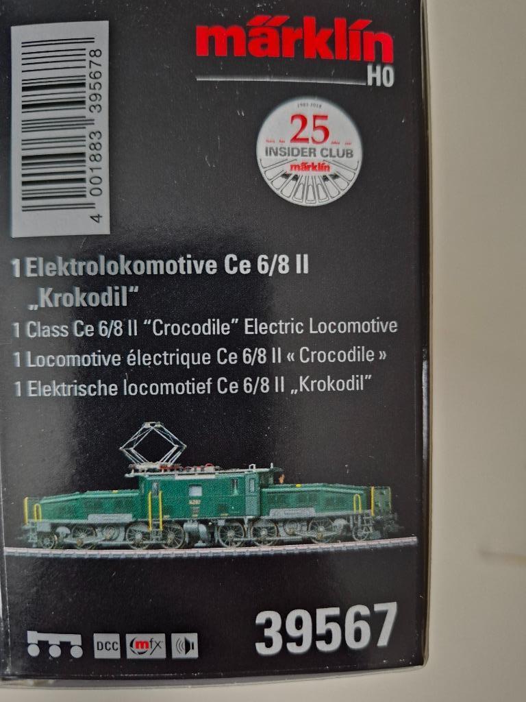 Marklin 39567 rangeerkrokodil, Wisselstroom, Locomotief, Ophalen of Verzenden, Zo goed als nieuw