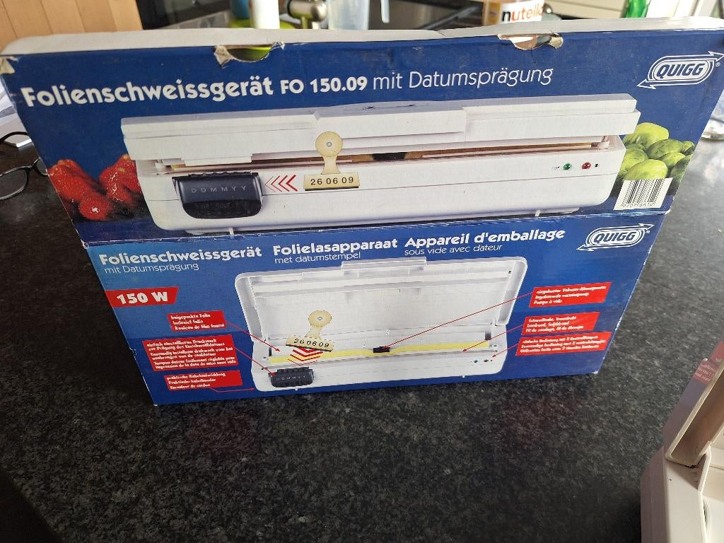 lasapparaat om voedsel vaccuum te bewaren, Ophalen of Verzenden, Gebruikt