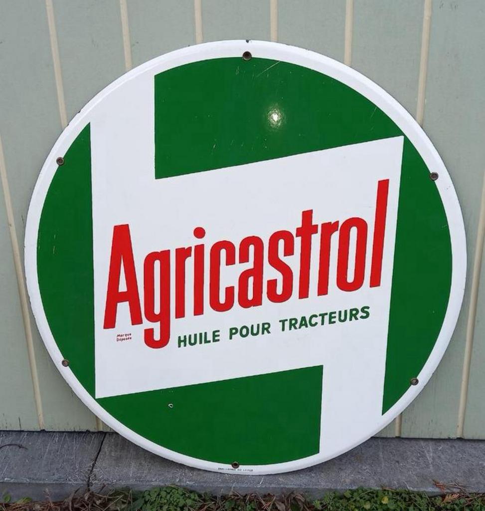 Agricastrol reclamebord, Ophalen, Zo goed als nieuw, Reclamebord