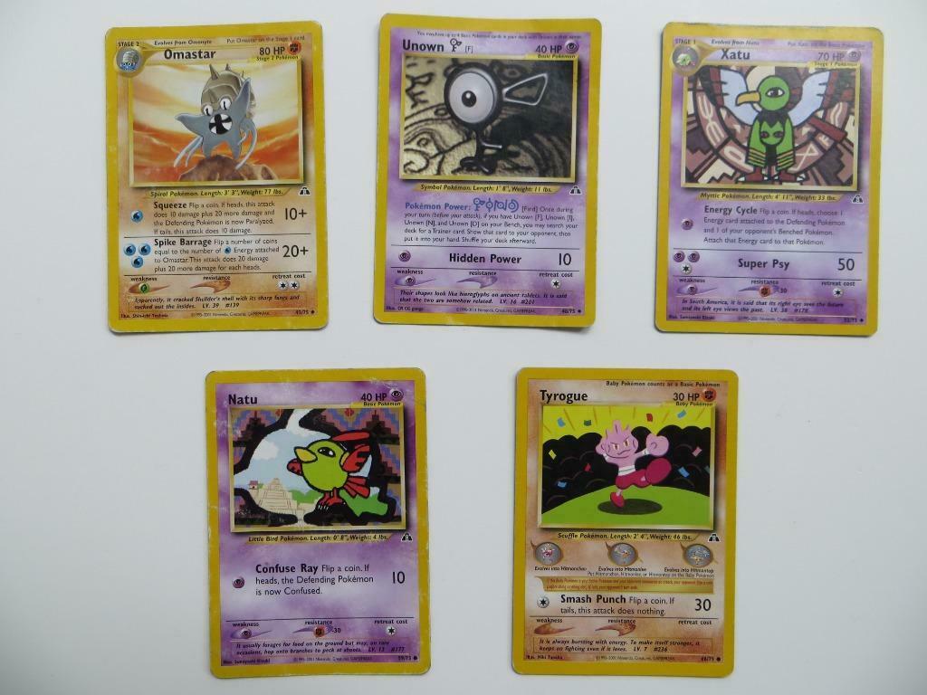 Cartes Pokémon Wizards Neo Discovery, Enlèvement ou Envoi, Utilisé, Cartes en vrac
