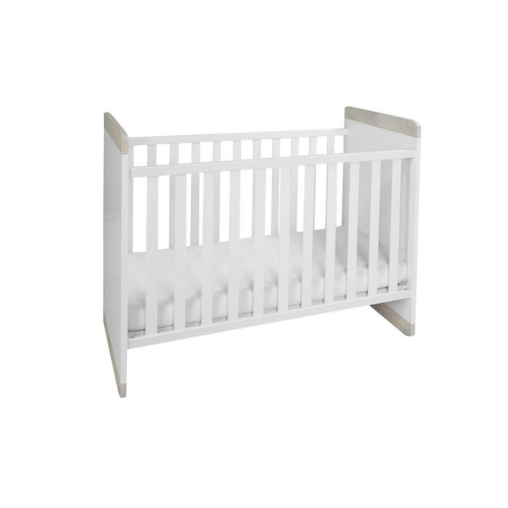 Lit bébé évolutif + matelas (comme neuf), Enlèvement, Comme neuf, Matelas