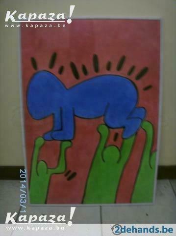 Keith Haring schilderij, Ophalen