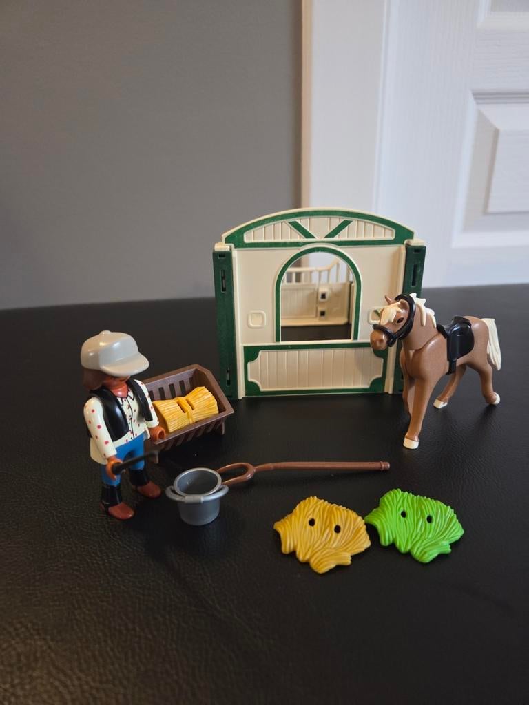 Cheval Haflinger et écuyère Playmobil, Enlèvement, Comme neuf