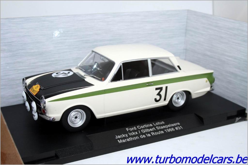 Ford Cortina Lotus Ickx/Staepelaere 1/18 Model Car Group, Verzenden, Nieuw, Auto, Overige merken