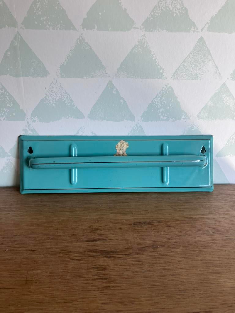 Vintage emaille lepelrek, Ophalen of Verzenden