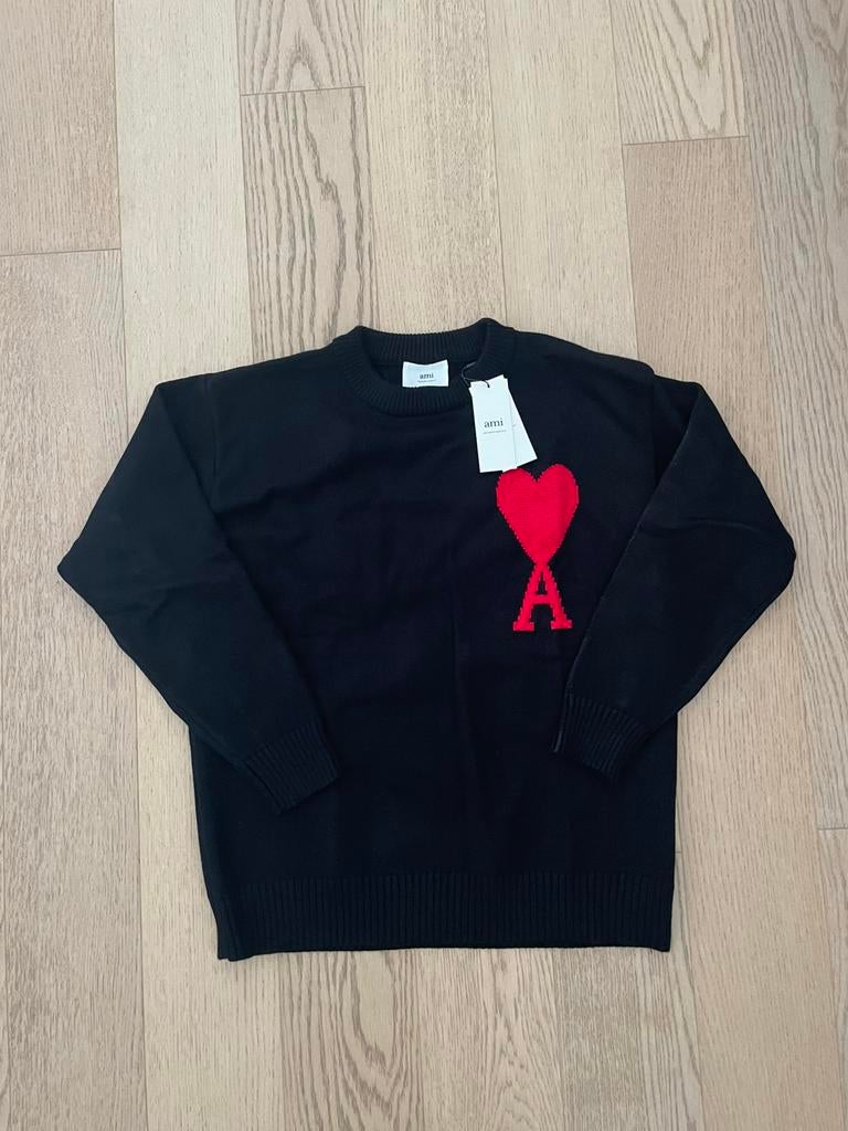 Pull Ami Paris, Enlèvement ou Envoi, Neuf, Taille 48/50 (M), Noir