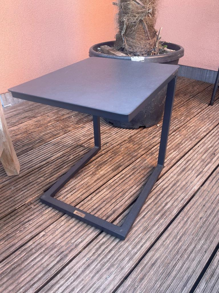 SERVIO bijzettafel alu zwart, Enlèvement, Comme neuf, Aluminium