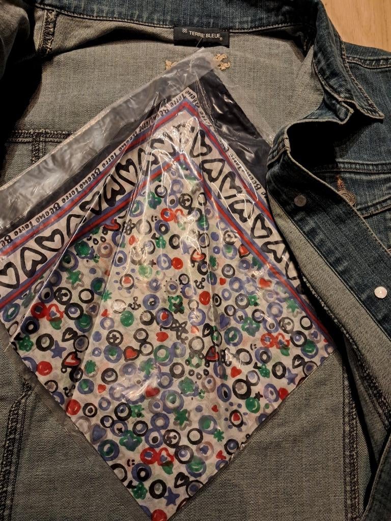 Jeansjasje Nieuw Merk Terre Bleue Maat 38&40, Maat 38/40 (M), Nieuw, Ophalen of Verzenden, Jasje