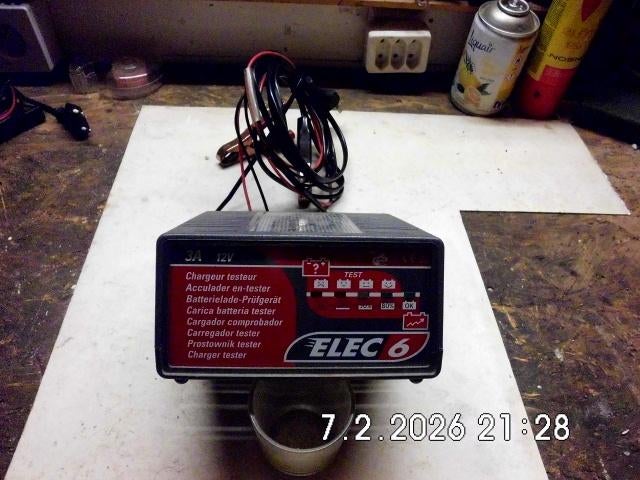 CHARGEUR DE BATTERIE 12 V/3 A « ELEC 6 », Enlèvement, Utilisé
