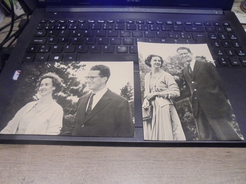 Boudewijn en Fabiola, Enlèvement ou Envoi, Comme neuf, Carte, Photo ou Gravure