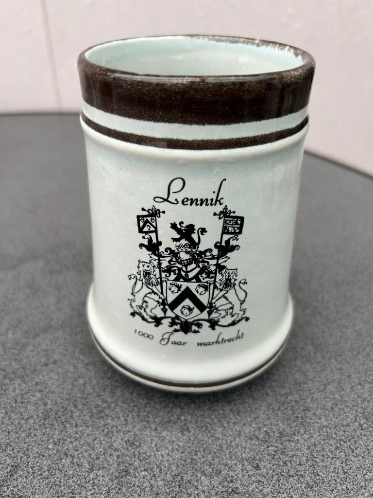 Bierpot Lennik 1000 jaar marktrecht, Ophalen of Verzenden