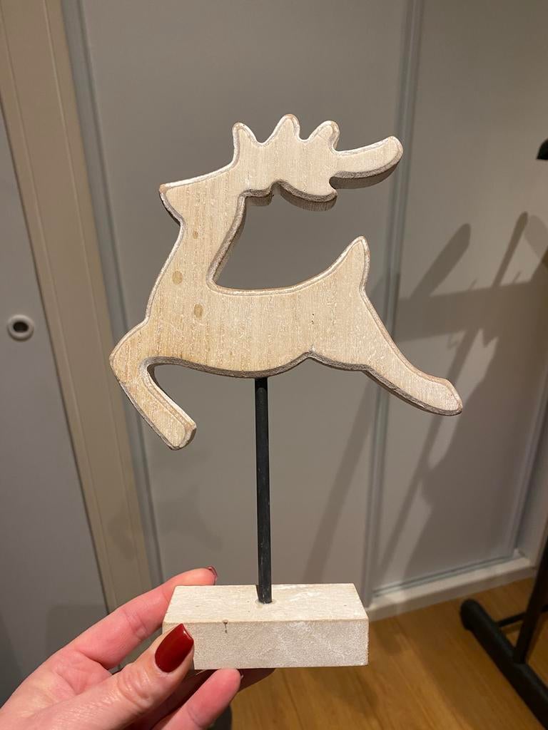 Support en bois renne, Enlèvement, Comme neuf