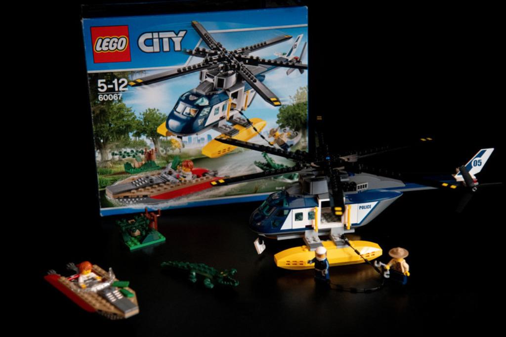 LEGO City Politie - Helicopter achtervolging 60067 ZGAN, Ophalen of Verzenden, Zo goed als nieuw, Complete set, Lego