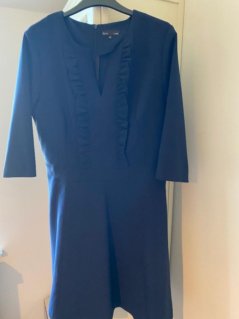 Blauw feestelijk kleedje als nieuw!, Taille 42/44 (L), Enlèvement ou Envoi, Comme neuf, Bleu
