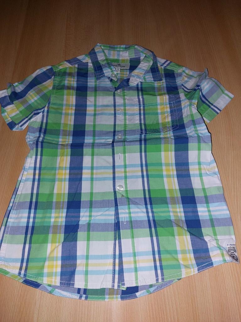 Hemd Tom Tailor KM,  maat 116-122, Tom Tailor, Ophalen of Verzenden, Zo goed als nieuw, Shirt of Longsleeve