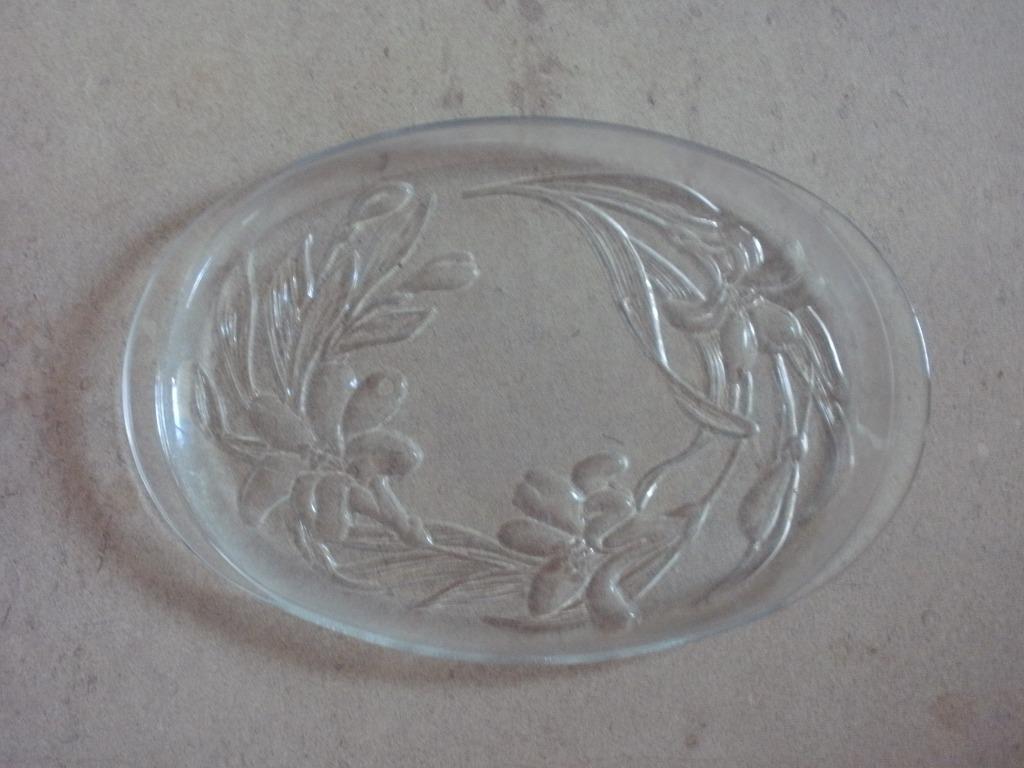 ovalen glazen schaal, Schaal, Ophalen of Verzenden, Ovaal, Glas