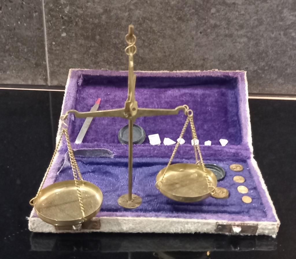 Weegschaaltje goudsmid, Antiek en Kunst, Ophalen of Verzenden