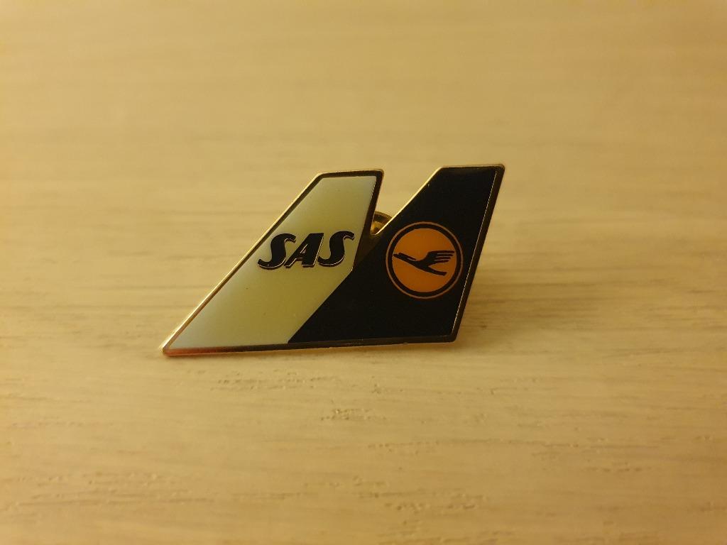 SAS luchtvaartmaatschappij pin, Verzamelen, Ophalen of Verzenden, Nieuw, Transport, Speldje of Pin