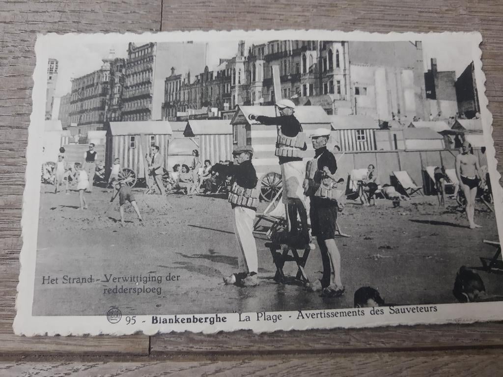 Carte postale non décrite Blankenberge - avertissement des s, Collections, Enlèvement ou Envoi