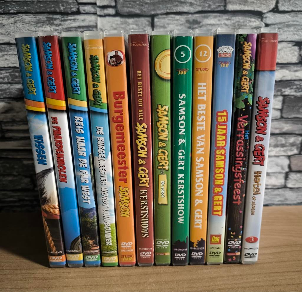 Mooie dvd collectie van Samson en Gert 12 verschillende film, CD & DVD, DVD | TV & Séries télévisées, Enlèvement ou Envoi