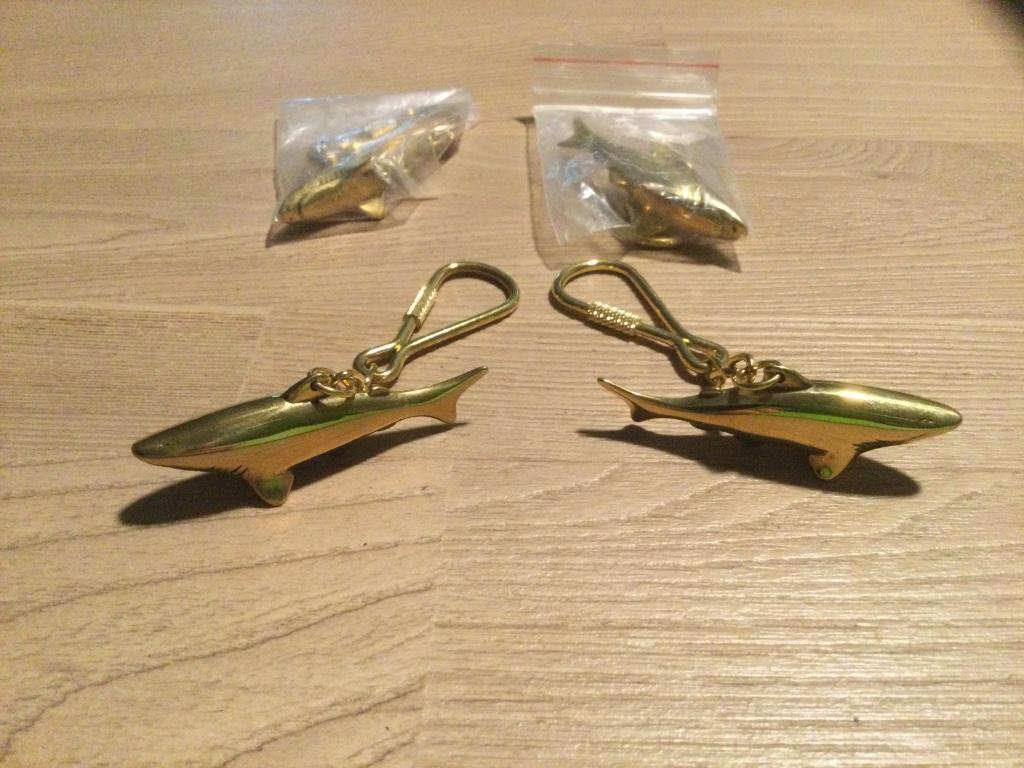 Sleutelhanger Shark nieuw aan 8,50€/stuk - Ecocheques, Ophalen of Verzenden, Nieuw, Overige typen