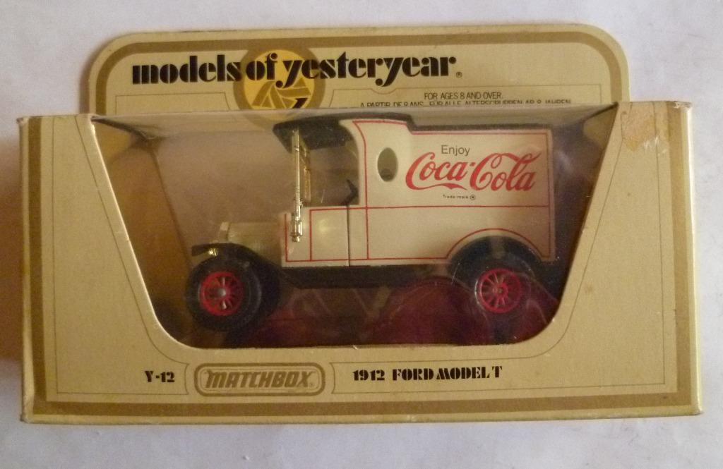 Models of Yesteryear 1912 Ford Model T "coca-cola", Enlèvement ou Envoi, Comme neuf, Voiture, Autres marques