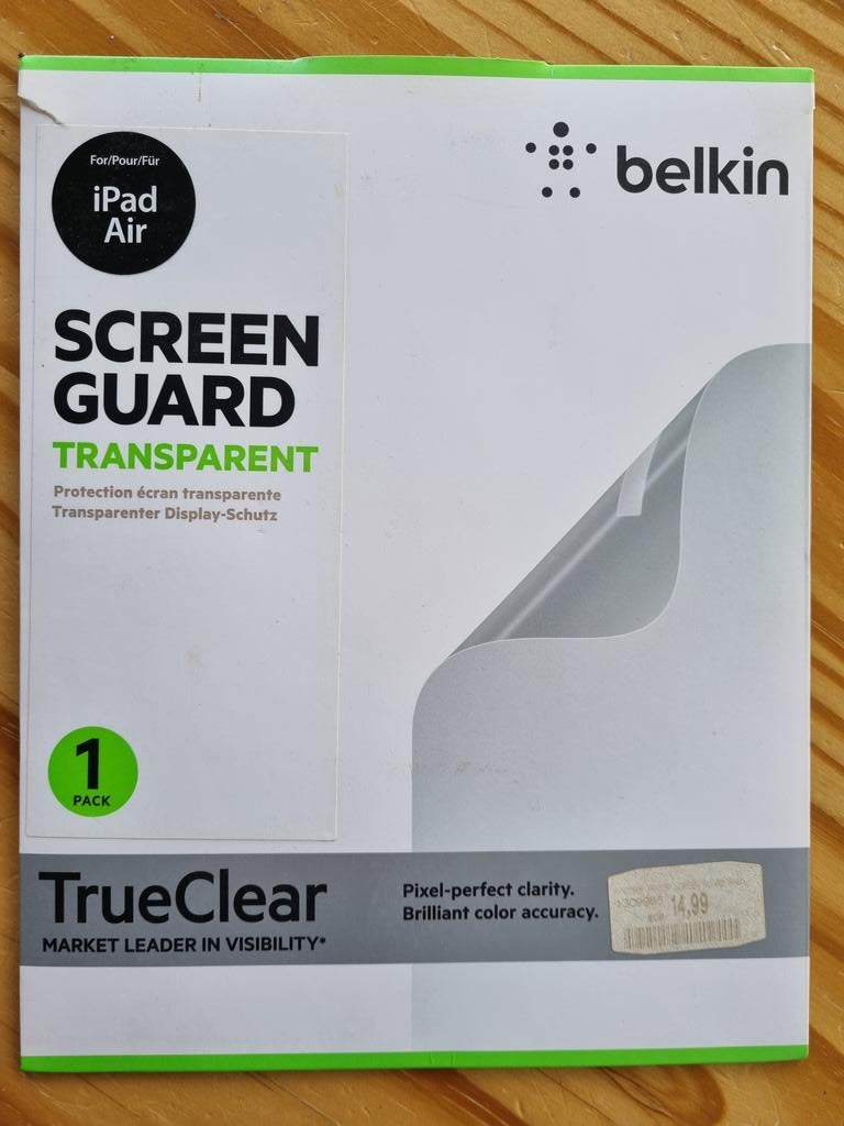Belkin screenguard iPad Air, Belkin, IPad air, Nieuw, Ophalen of Verzenden