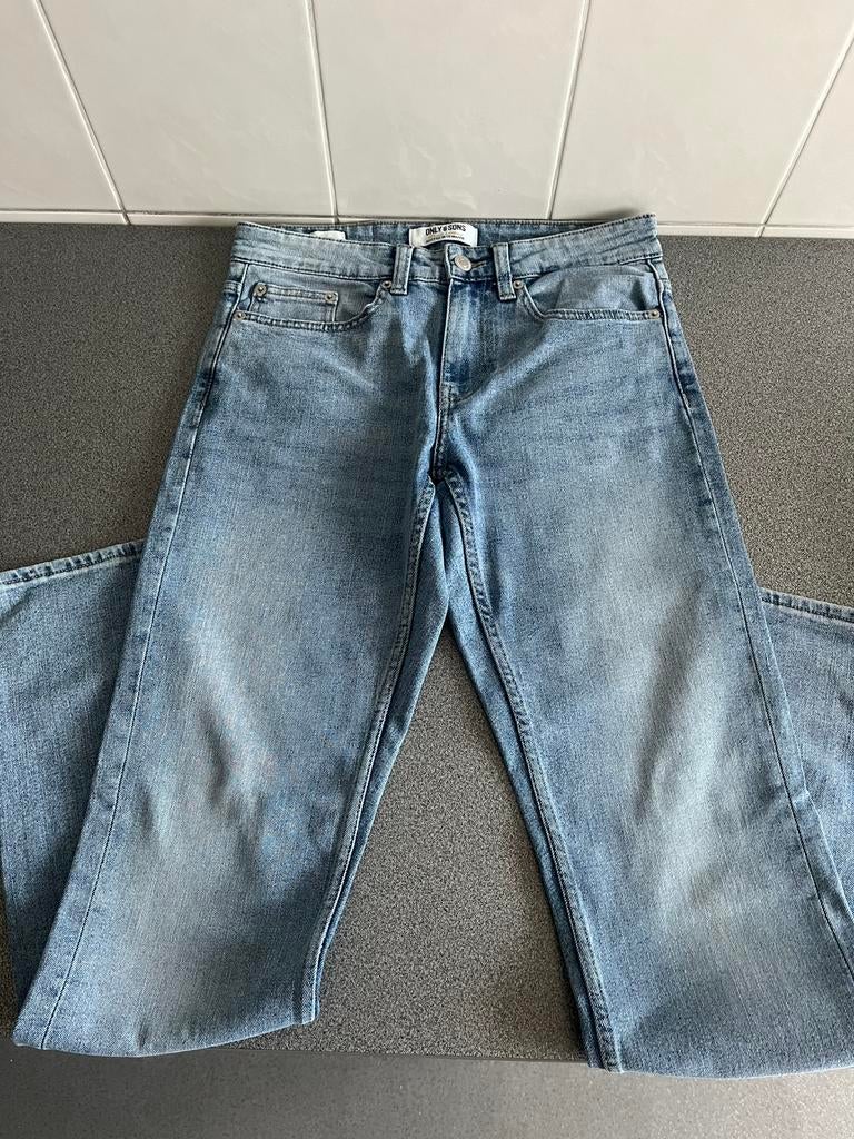 Regular slim fit jeans Only & Sons - W29 L34, Kleding | Heren, Spijkerbroeken en Jeans, Blauw, Only & sons, Nieuw, W32 (confectie 46) of kleiner