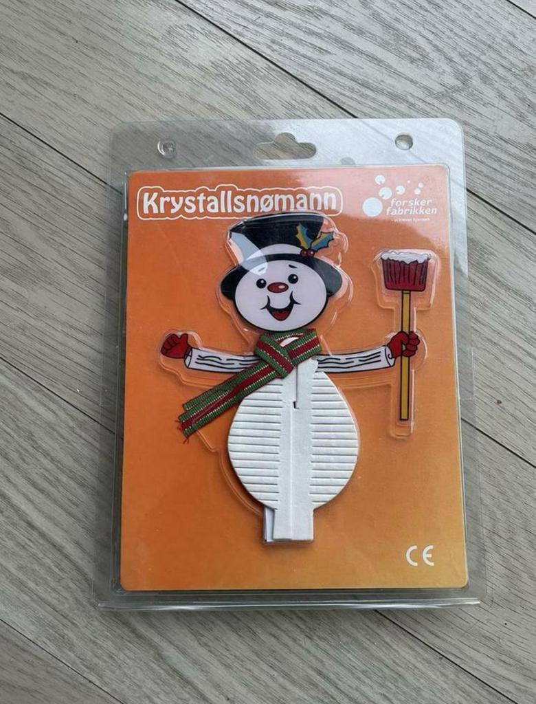 Kit Maak je eigen kristallen sneeuwman NIEUW, Ophalen of Verzenden, Nieuw, Knutselen