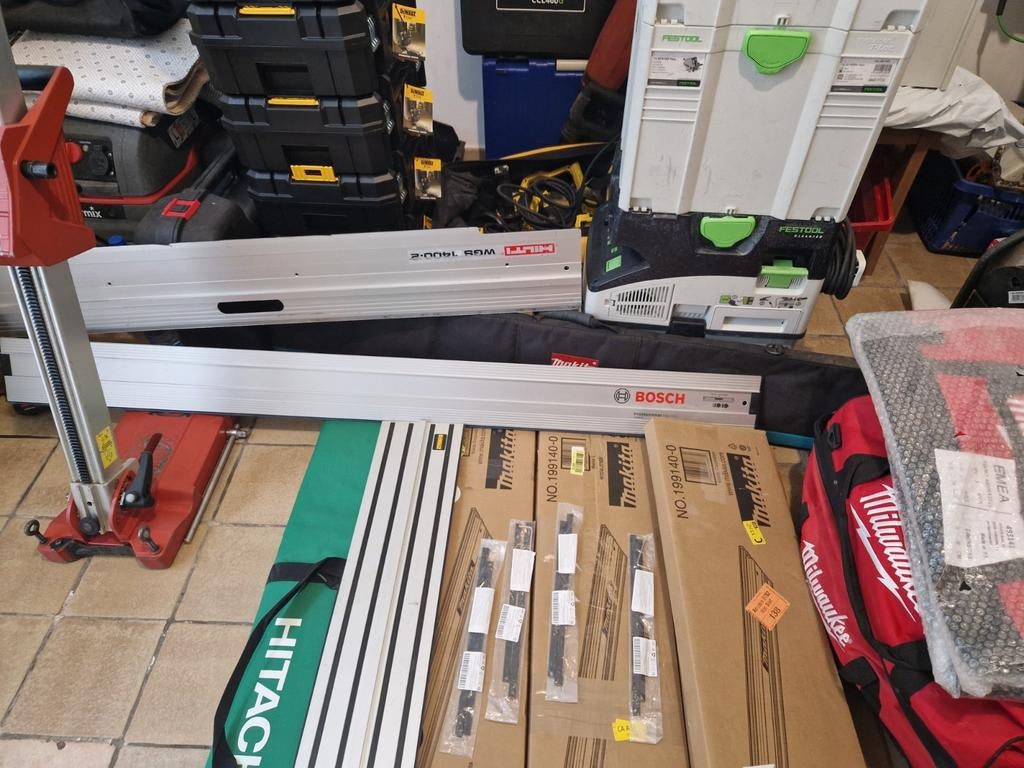 Raille de gedaj Makita dewalt bosch hilti Hitachi, Nieuw