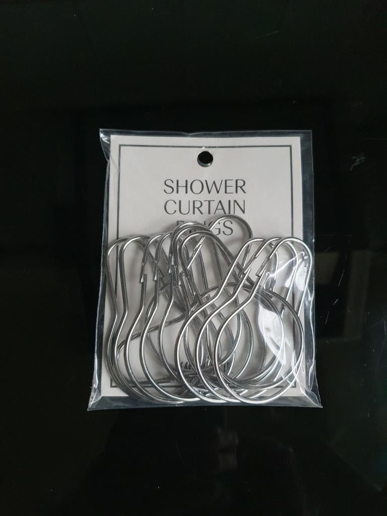 Anneaux de rideau de douche en métal 12 pièces H&M home, Enlèvement ou Envoi, Neuf, Autres types