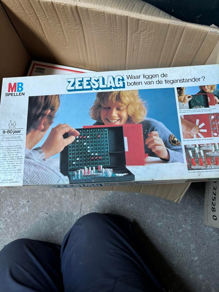 Zeeslag, Hobby en Vrije tijd, Een of twee spelers, Ophalen, Gebruikt, MB