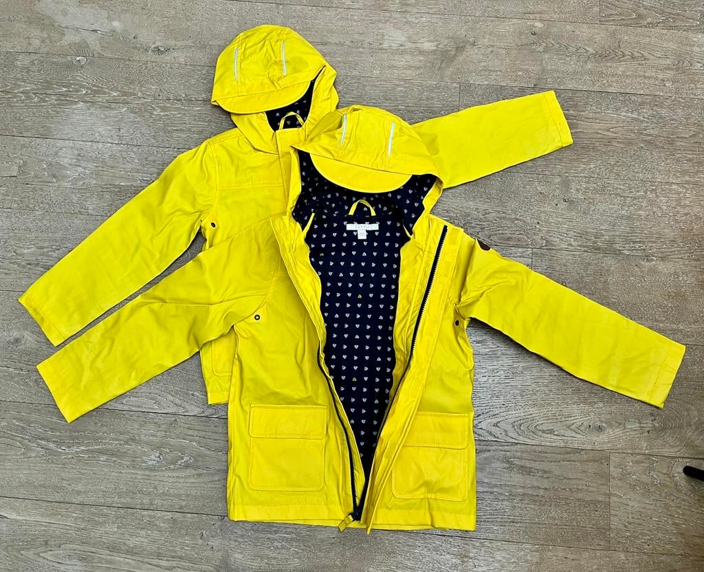 Esprit oliejekker regenjas 6-9 jaar, Enlèvement, Comme neuf, Garçon ou Fille, Manteau