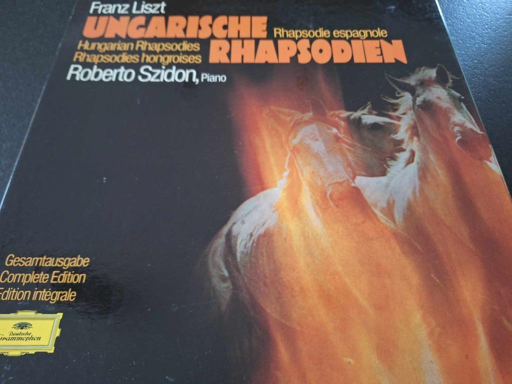 Liszt / Szidon - Ungarische Rhapsodien Box 3 x Lp's Vinyl, 12 pouces, Enlèvement ou Envoi, Utilisé, Musique de chambre