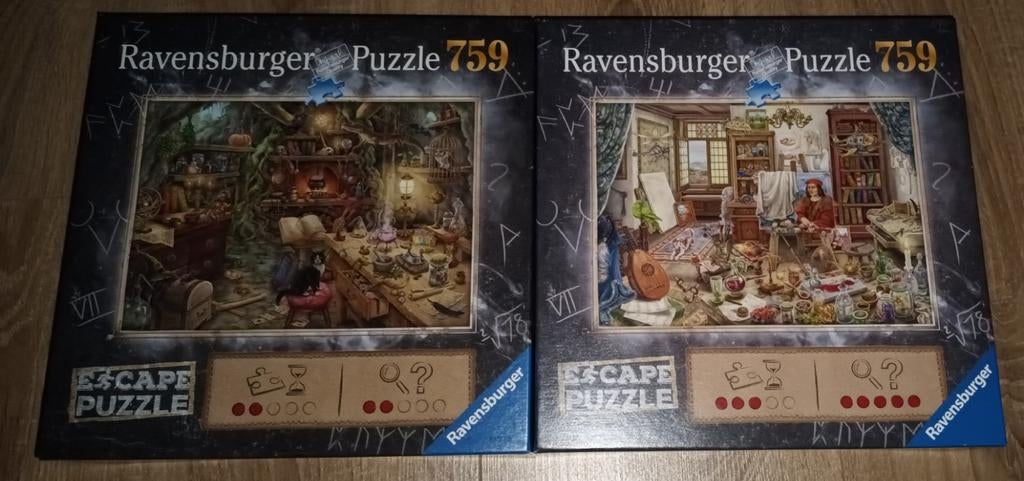 Ravensburger escape puzzle 759 pièces - 2 boîtes, Ophalen of Verzenden, Nieuw, Overige typen