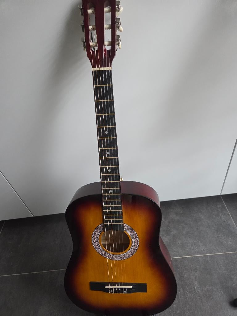 gitaar plus toebehoren, Ophalen, Zo goed als nieuw, Klassieke of Spaanse gitaar