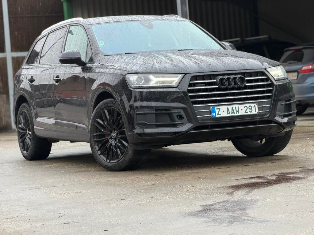 Audi Q7 3.0 S Line-Pano-Led-Leder-Gps-7pl-Full, Auto's, Audi, Automaat, Euro 6, Leder, Bedrijf