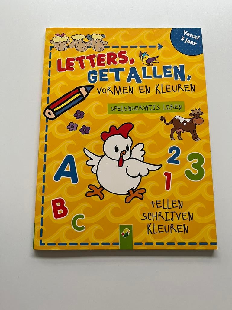 Letters, getallen, vormen en kleuren oefenen- NIEUW, Kinderen en Baby's, Ophalen of Verzenden, Nieuw, Knutselen
