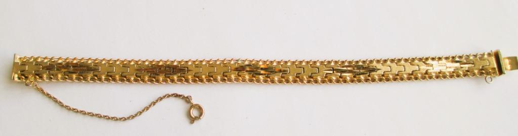 armband  19cm lang 26gr, Ophalen of Verzenden, Gebruikt, Goud, Overige materialen