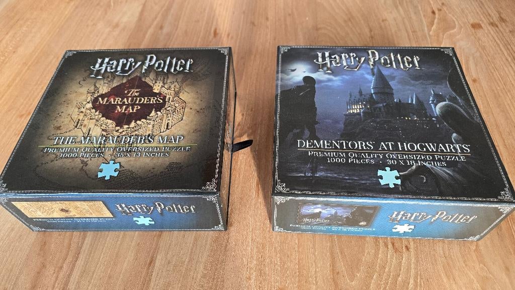Harry Potter puzzels, Hobby en Vrije tijd, Ophalen, 500 t/m 1500 stukjes, Zo goed als nieuw, Legpuzzel