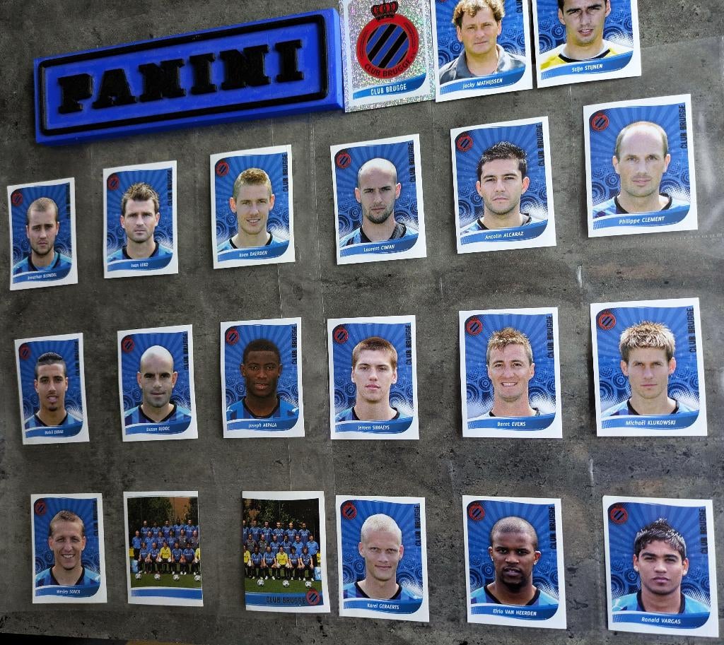 Autocollants de foot Panini football 2009 CLUB BRUGGE 21x, Hobby & Loisirs créatifs, Autocollants & Images, Neuf, Envoi