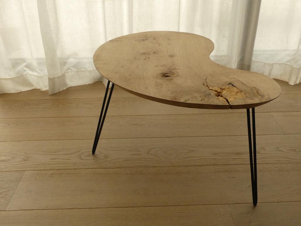 Eiken salontafel, Huis en Inrichting, Tafels | Bijzettafels, Nieuw, Overige vormen, 75 cm of meer, Hout, Ophalen of Verzenden