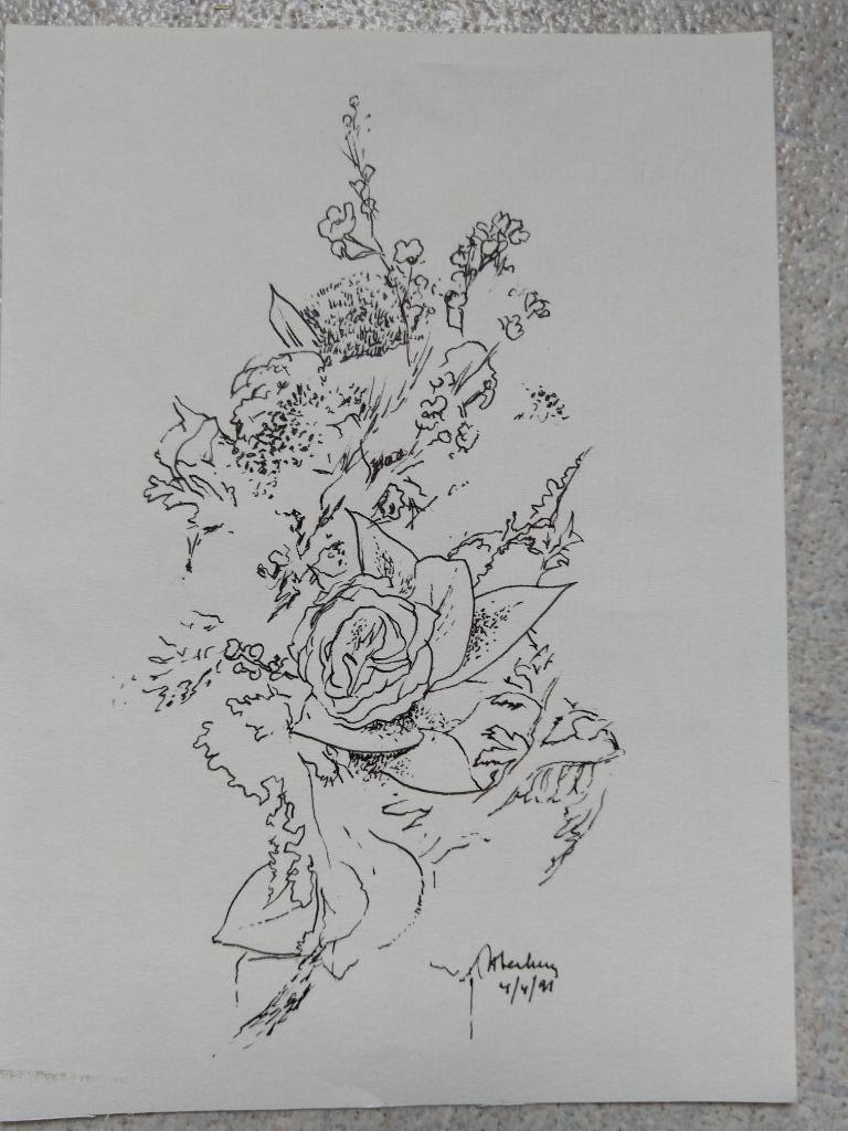 Pentekening, Ophalen of Verzenden