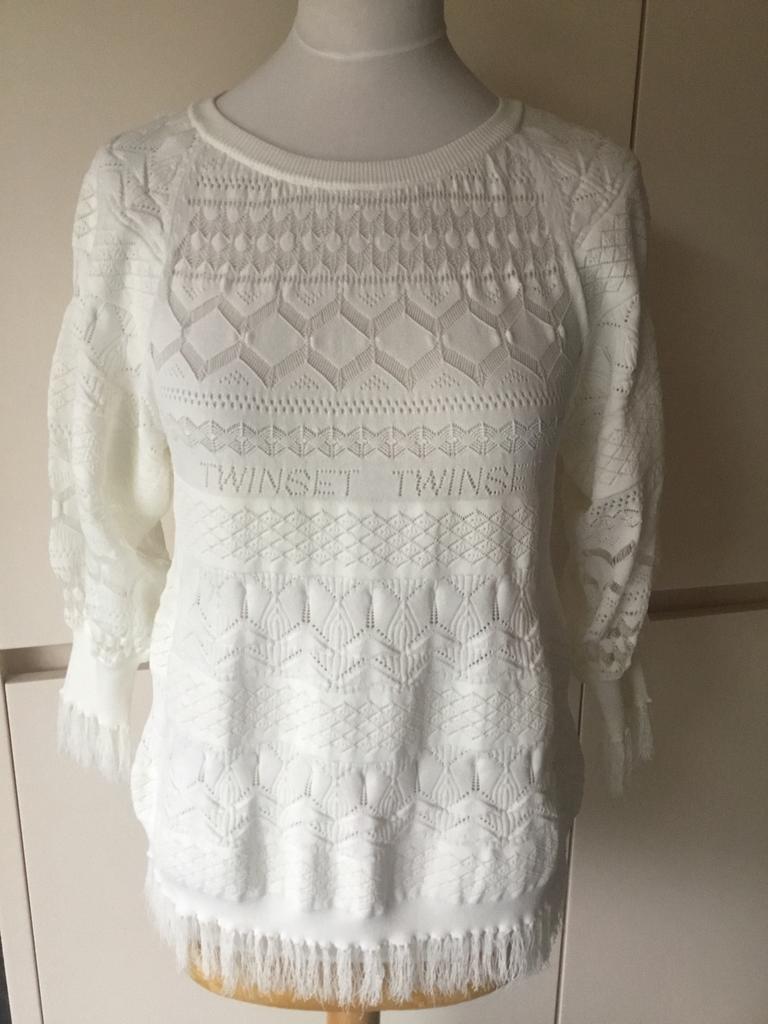 Twinset Milano truitje XS (36) Nieuw, Twinset, Wit, Nieuw, Ophalen of Verzenden