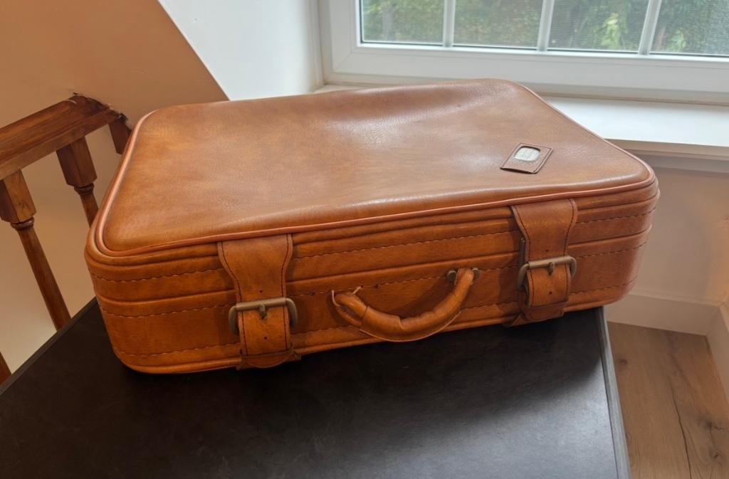 Valies in leder, Enlèvement ou Envoi, Utilisé, Cuir
